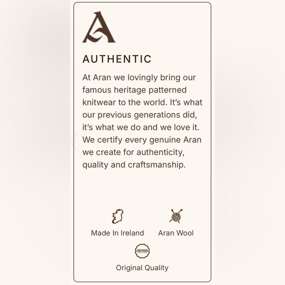 Aran Sweater Market Caspian blue fisherman cable knit Ireland wool sweater. Sz M - Picture 12 of 15